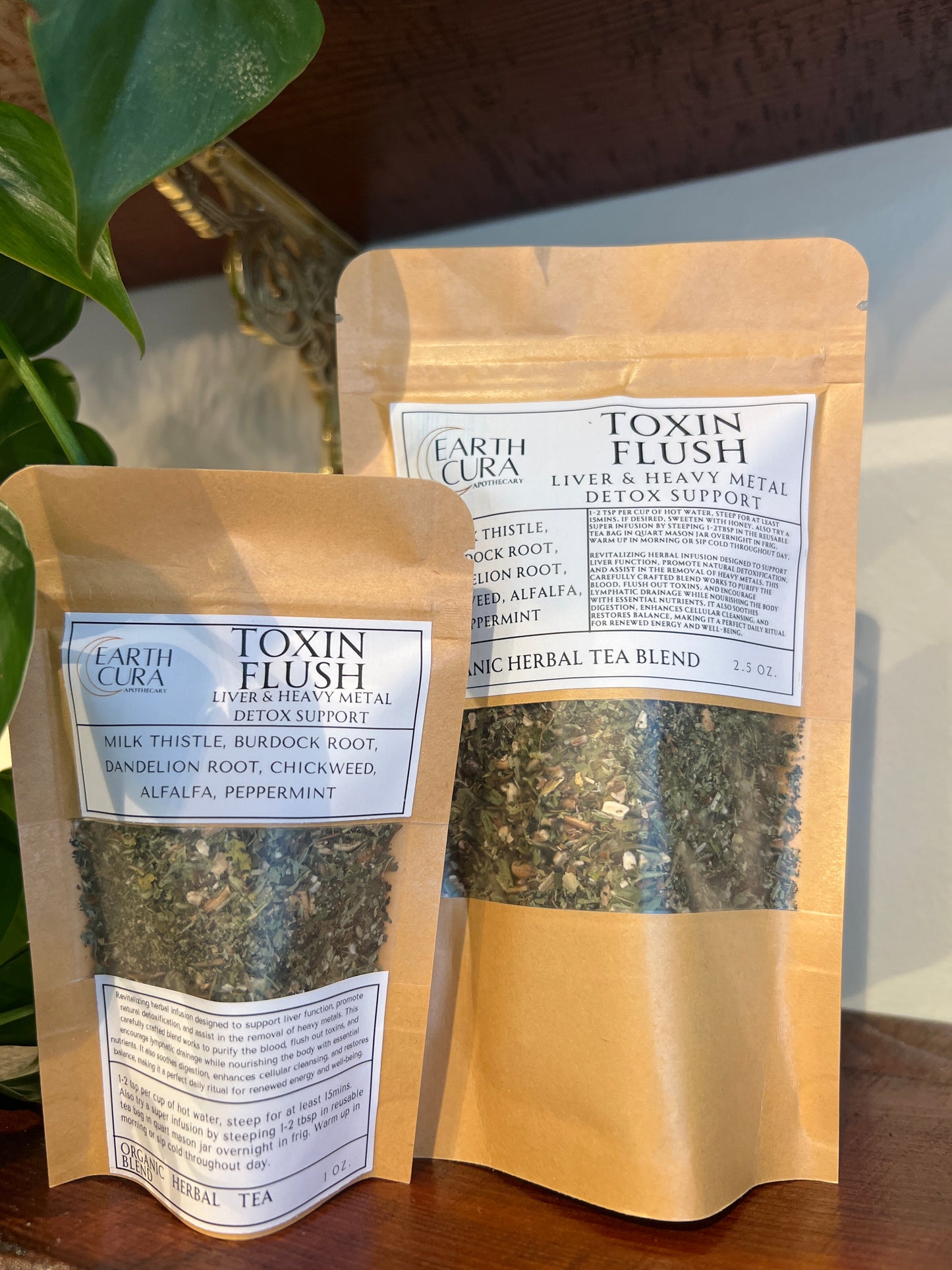 TOXIN FLUSH - Liver & Heavy Metal Detox Support Tea