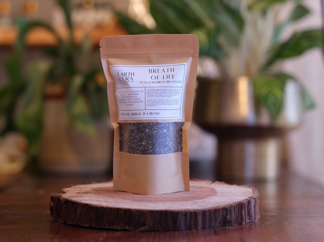 LUNG & RESPIRATORY SYSTEM SUPPORT - BREATH OF LIFE - Herbal Tea Blend