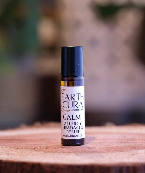 PEACE & CALM - STRESS & HEADACHE ALLERGY AROMATHERAPY OIL ROLLER