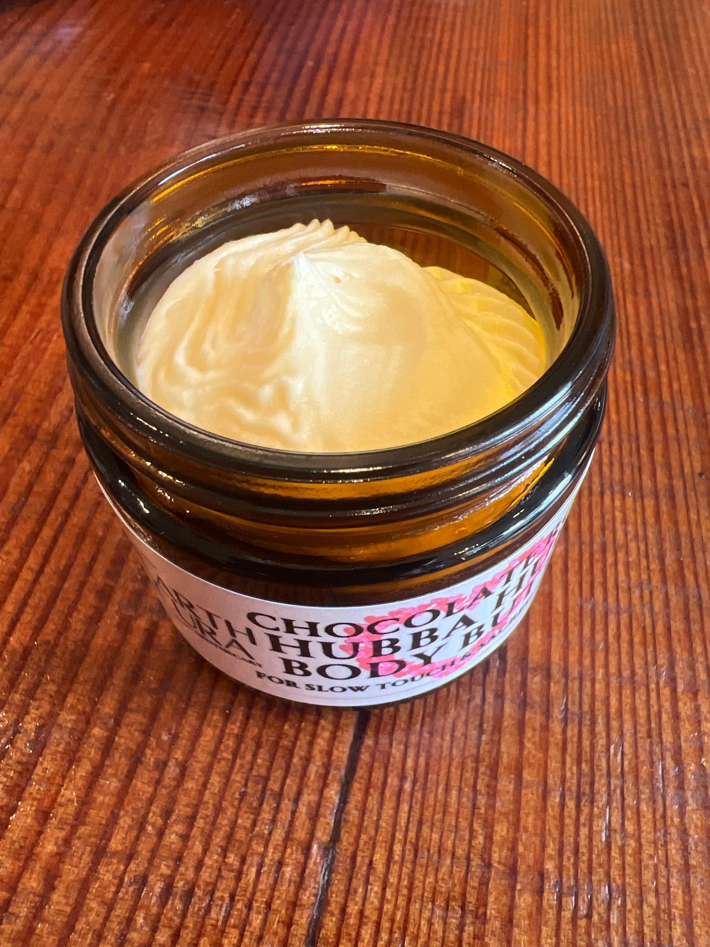 Hubba Hubba BODY BUTTER - Sensual Body Massage Balm - Cacao Rose