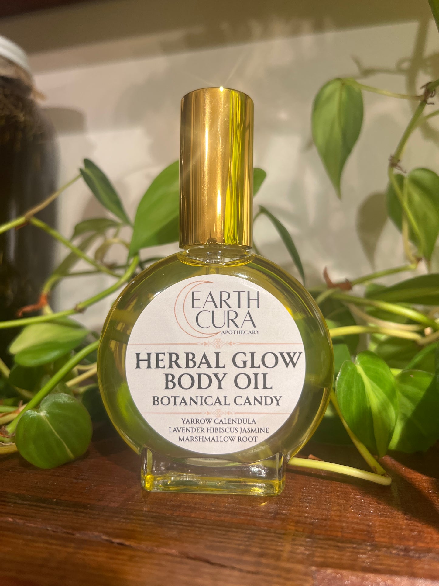 HERBAL BODY OIL Lavender Calendula Yarrow Jasmine Hibiscus Marshmallow Root Yarrow