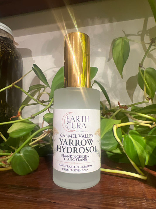 Carmel Valley YARROW HYDROSOL - Frankincense and Ylang Ylang Essential oil - Toner, Body & Room Mist
