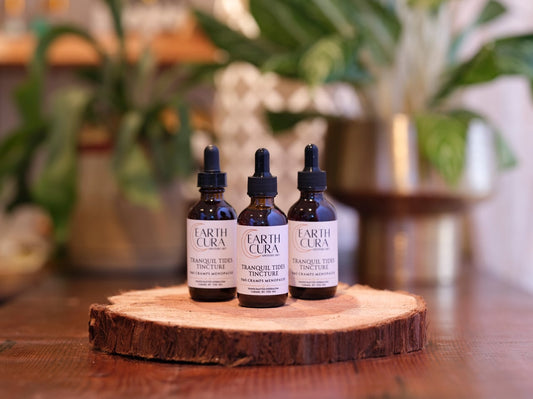 Check out Moon Rhythms Follicular Flow & Luteal Love while this is out of stock - Tranquil Tides TINCTURE - PMS Cramps & Menopause Support