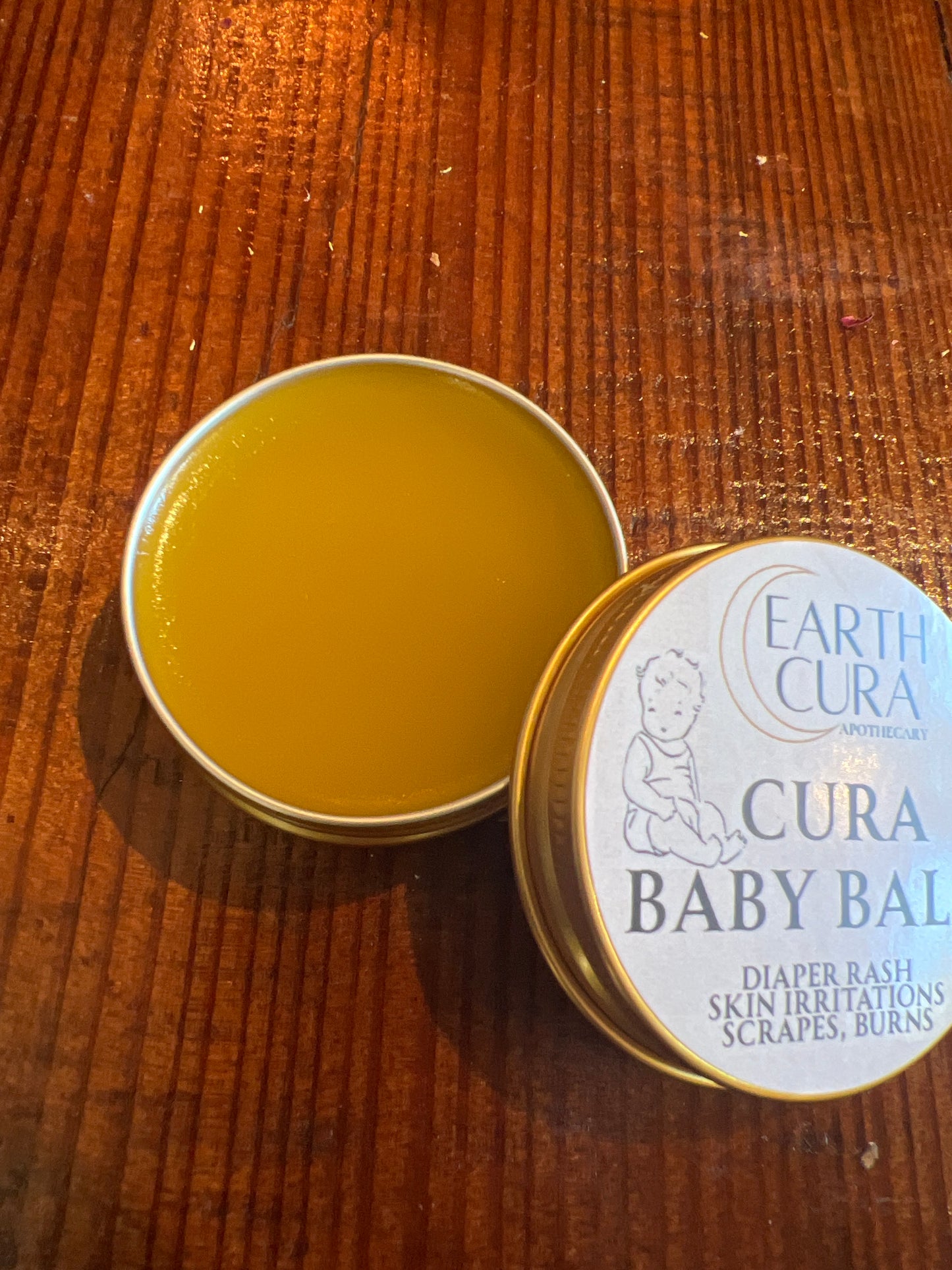 CURA BABY BALM Diaper Rash Cradle Cap Gentle First Aid Skin Salve