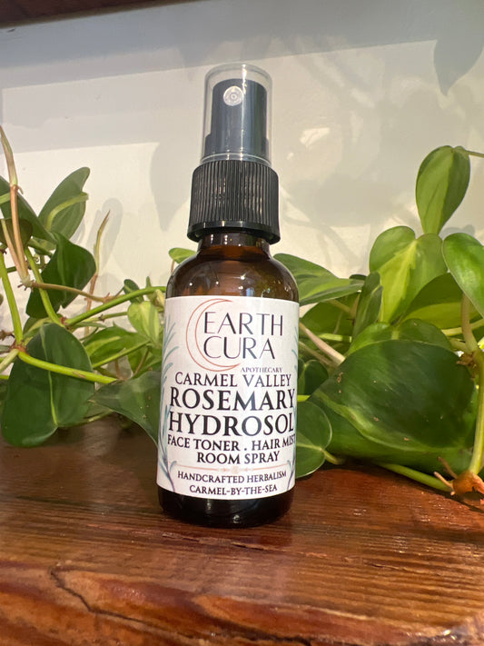 Carmel Valley ROSEMARY HYDROSOL - Face Toner, Hair, Body & Room Mist