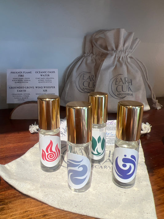 Elemental Essential Oil - MINI KIT - Earth Fire Water Air
