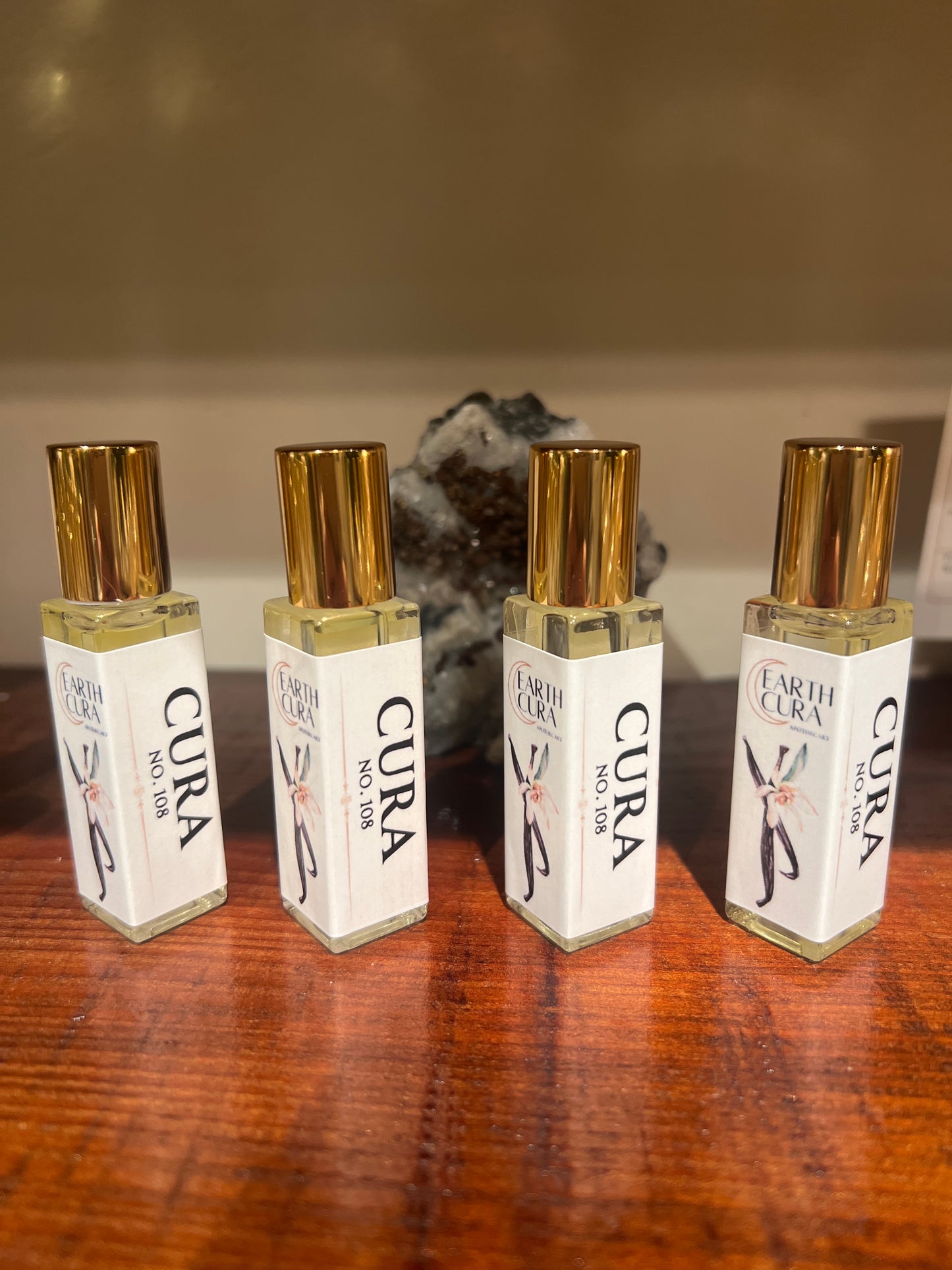CURA No. 108 - Essential Oil Roller - Vanilla, Lavender, Frankincense, Geranium