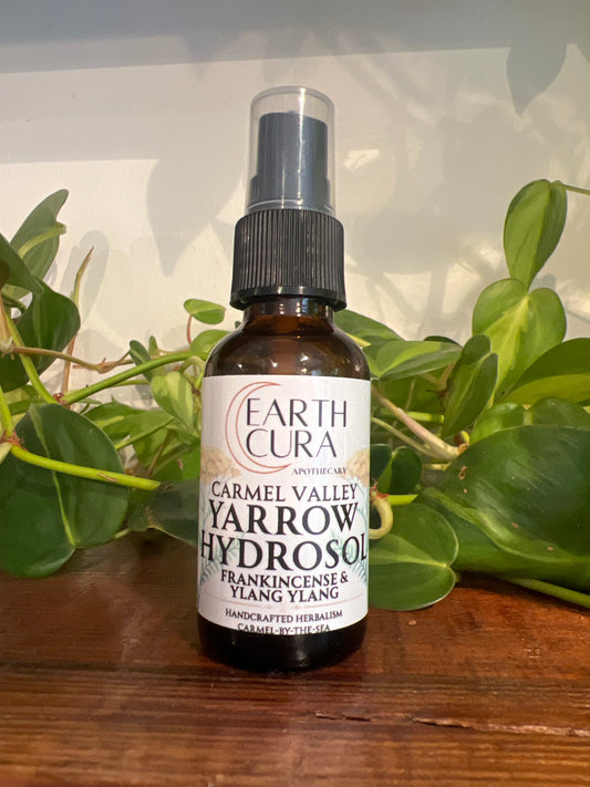 Carmel Valley YARROW HYDROSOL - Frankincense and Ylang Ylang Essential oil - Toner, Body & Room Mist
