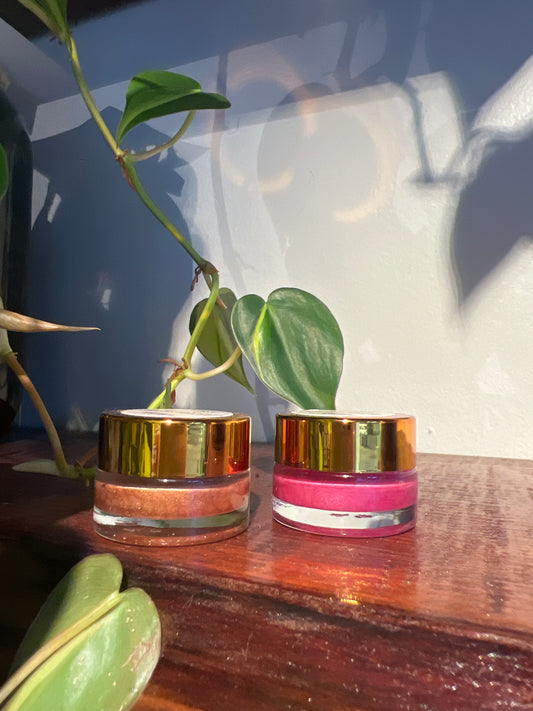 LIP & CHEEK ROUGE - PINK LADY - GOLDEN GODDESS  - ROSE KISS - Clean Makeup - Botanical Oils