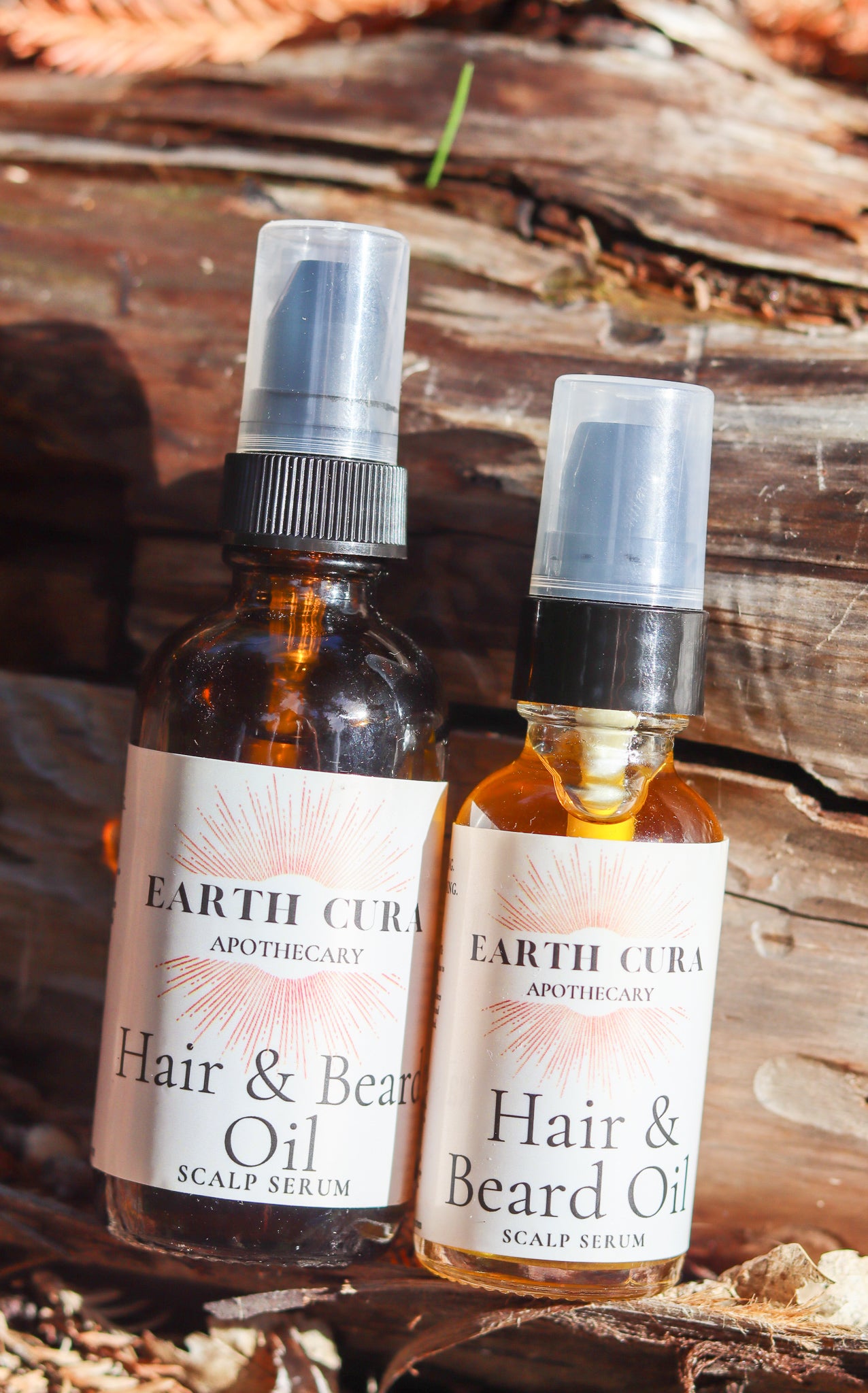 HAIR & BEARD SERUM - Rosemary & Fenugreek Botanical Oils - Scalp Serum -Hair conditioner, growth and dandruff treatment oil
