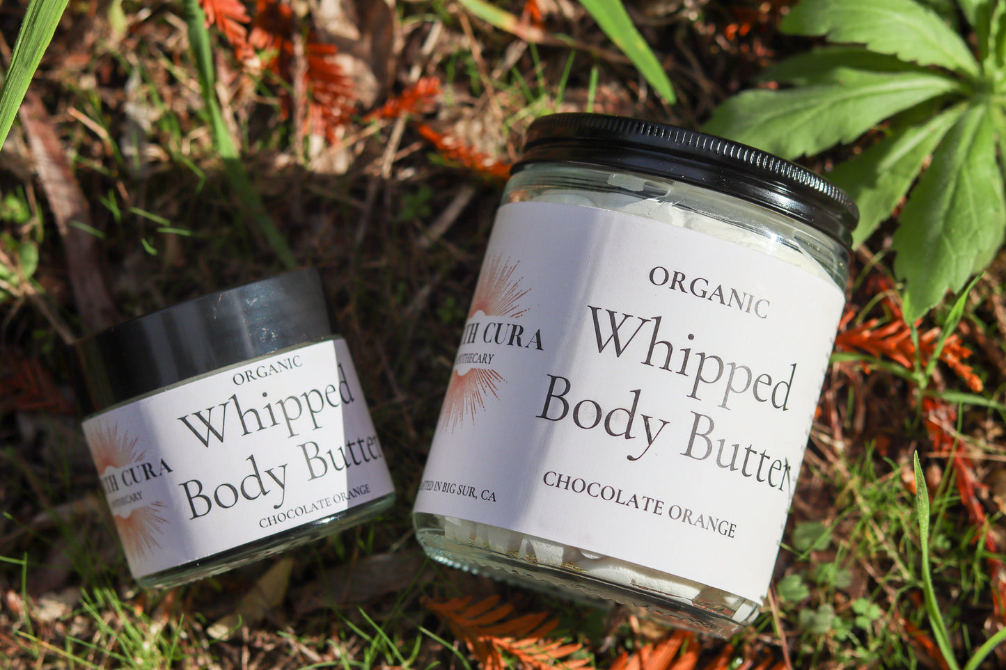 WHIPPED BODY BUTTER - Chocolate Orange - Organic, Non-greasy, Deeply Moisturizing