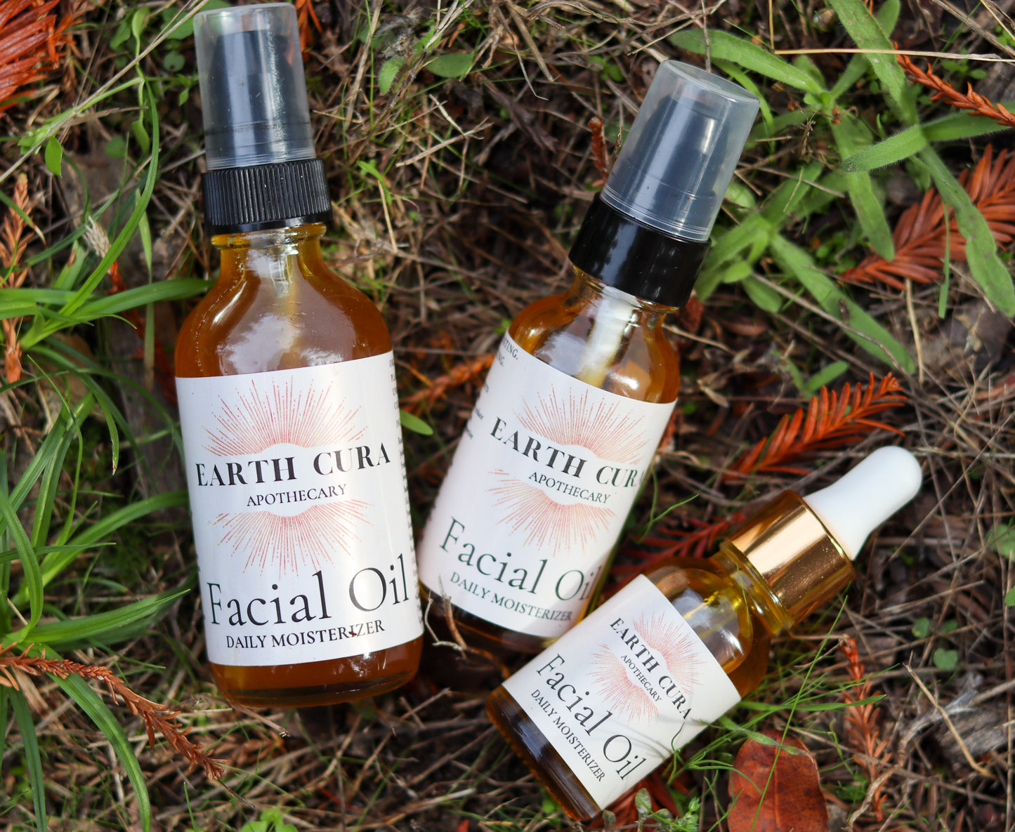FACIAL SERUM -Daily Moisturizer - Rose & Frankincense Botanical Oils - Age Gracefully