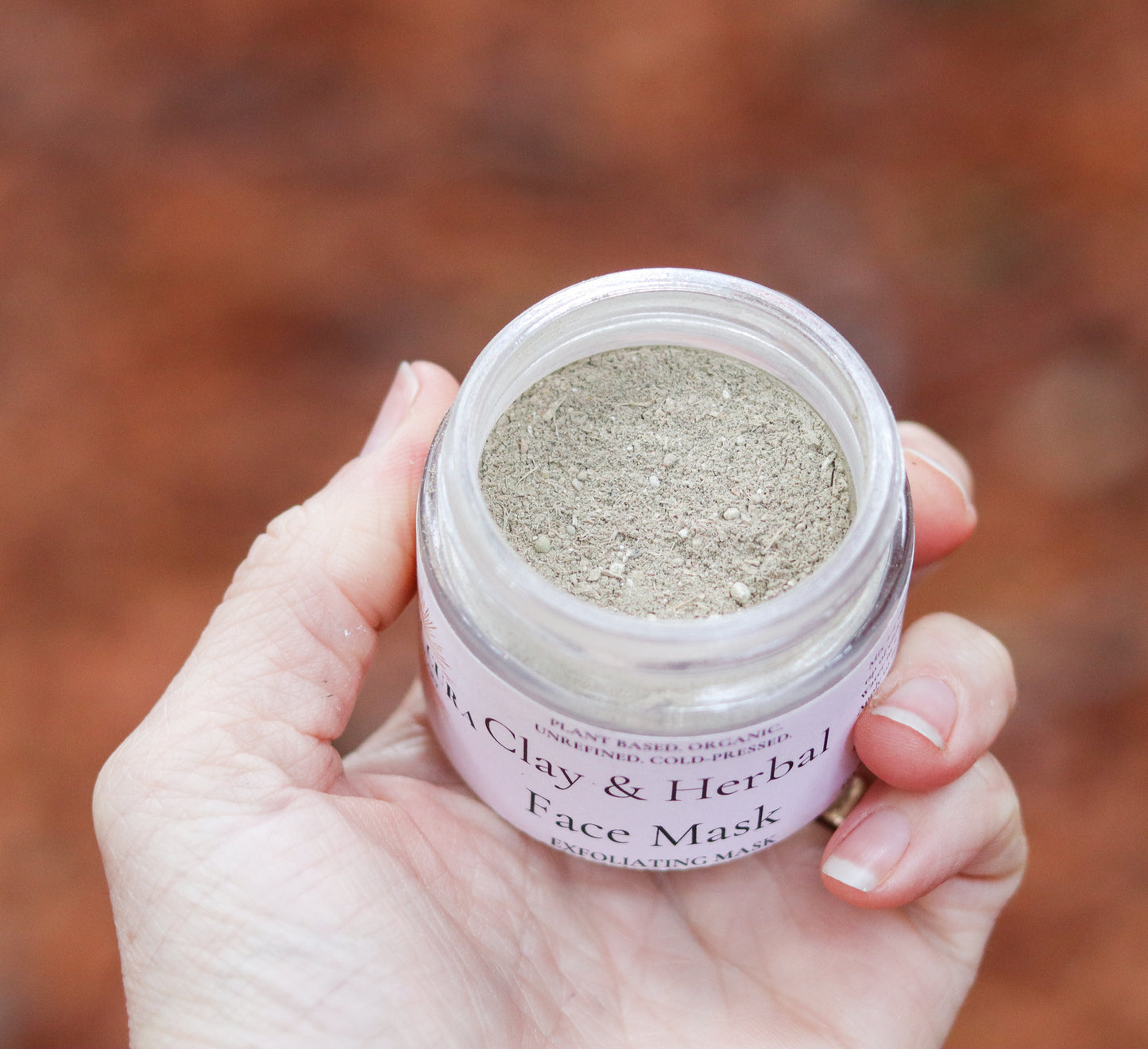HERBS & CLAY FACE MASK - Exfoliating, Detoxing, Cleansing