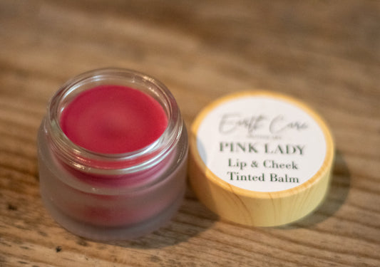 TINTED LIP & CHEEK ROUGE - Clean Makeup - Pink Lady - Botanical Oils